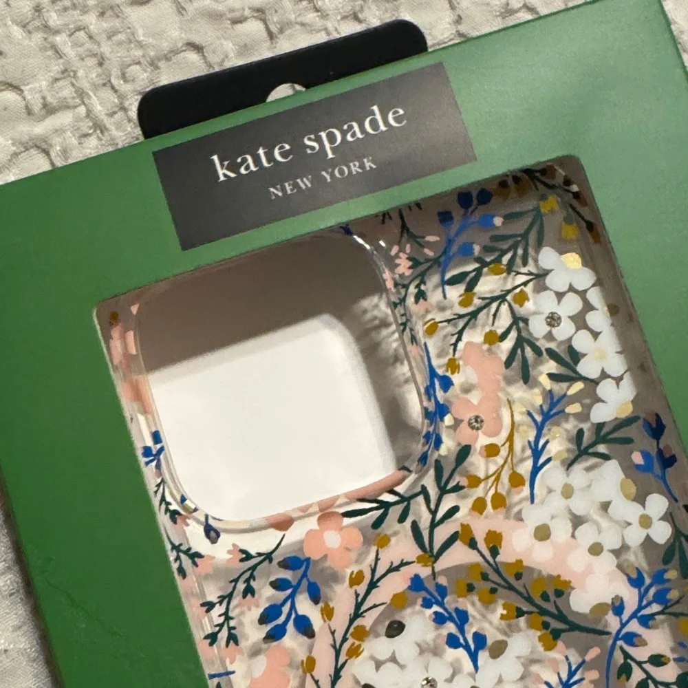 kate spade Floral iPhone 2024 Pro Max Case - Pink and Blue